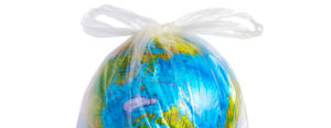 Il mondo ricoperto da plastica